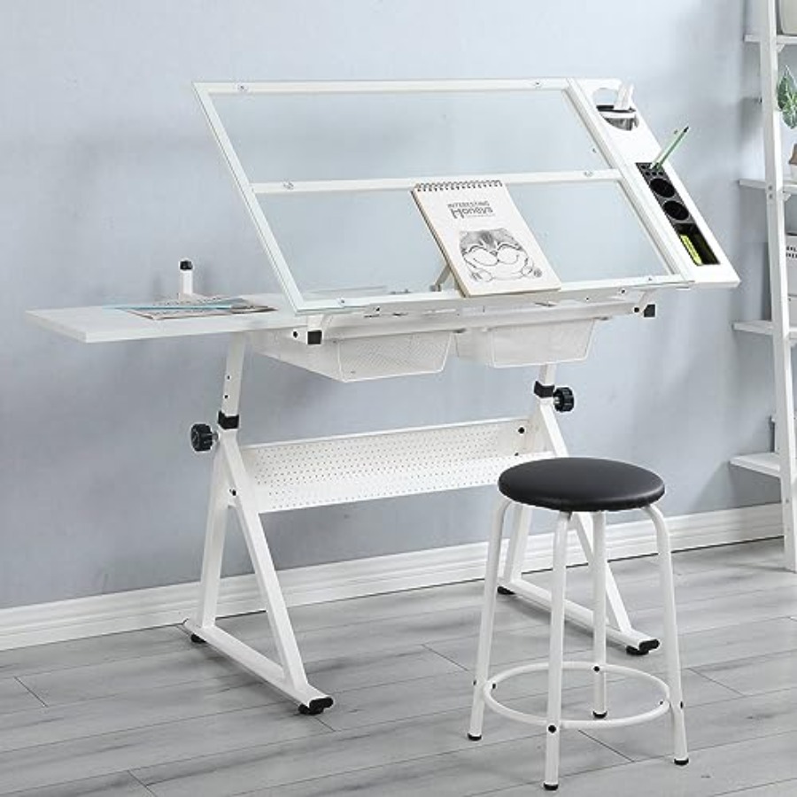 Drafting Table with Stool Mode - Art & Craft Fair บทวิจารณ์และราคา