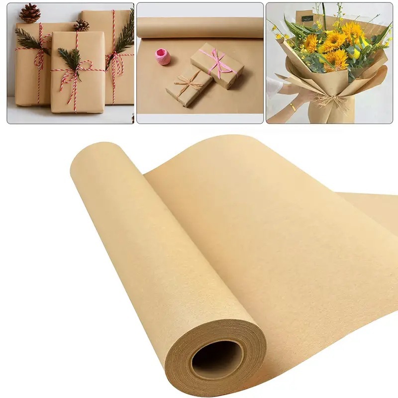 Brown Kraft Paper Ideal For Gi - Wallpaper Art And Craft บทวิจารณ์และราคา