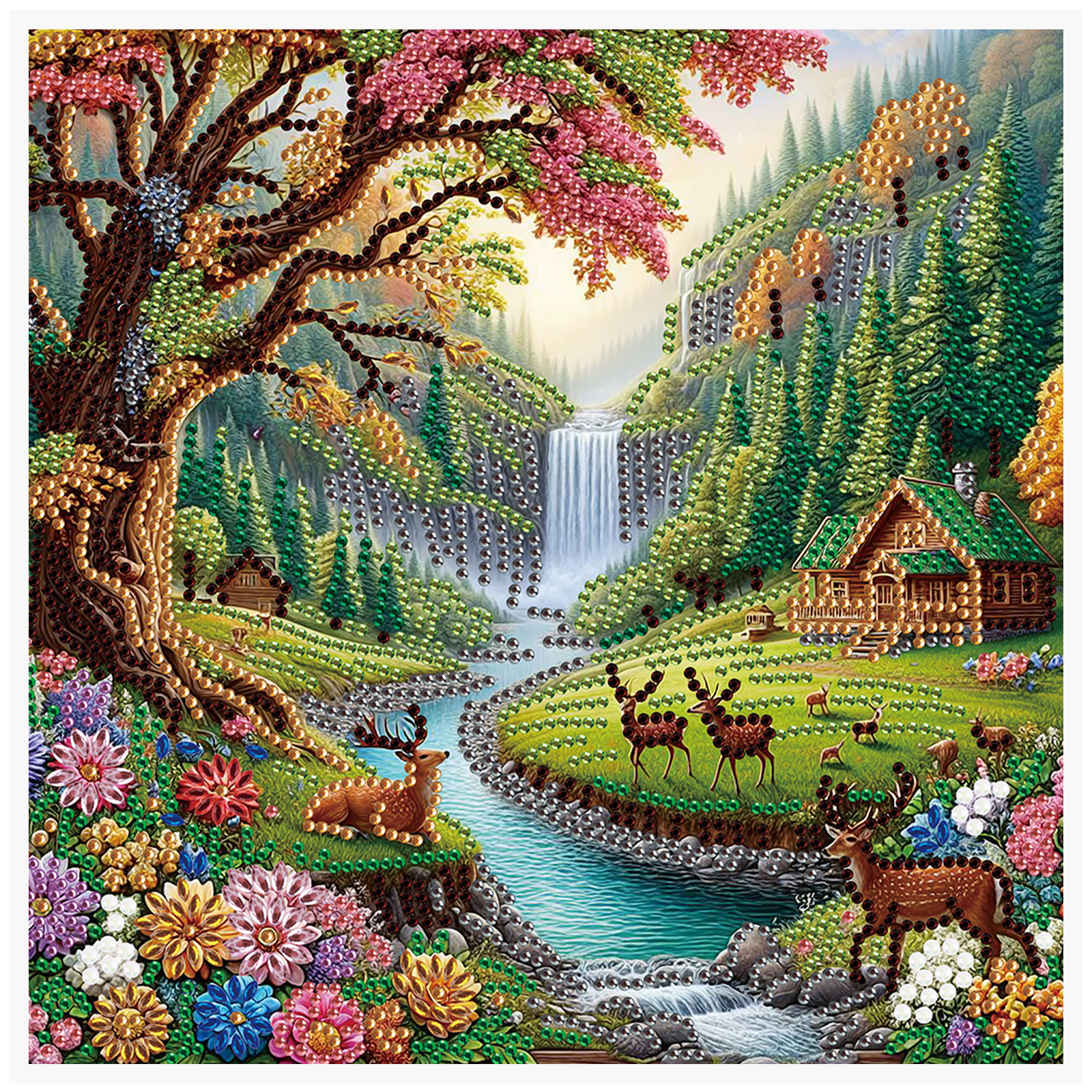 5D DIY Diamond Painting Kit De - Art Craft Website บทวิจารณ์และราคา