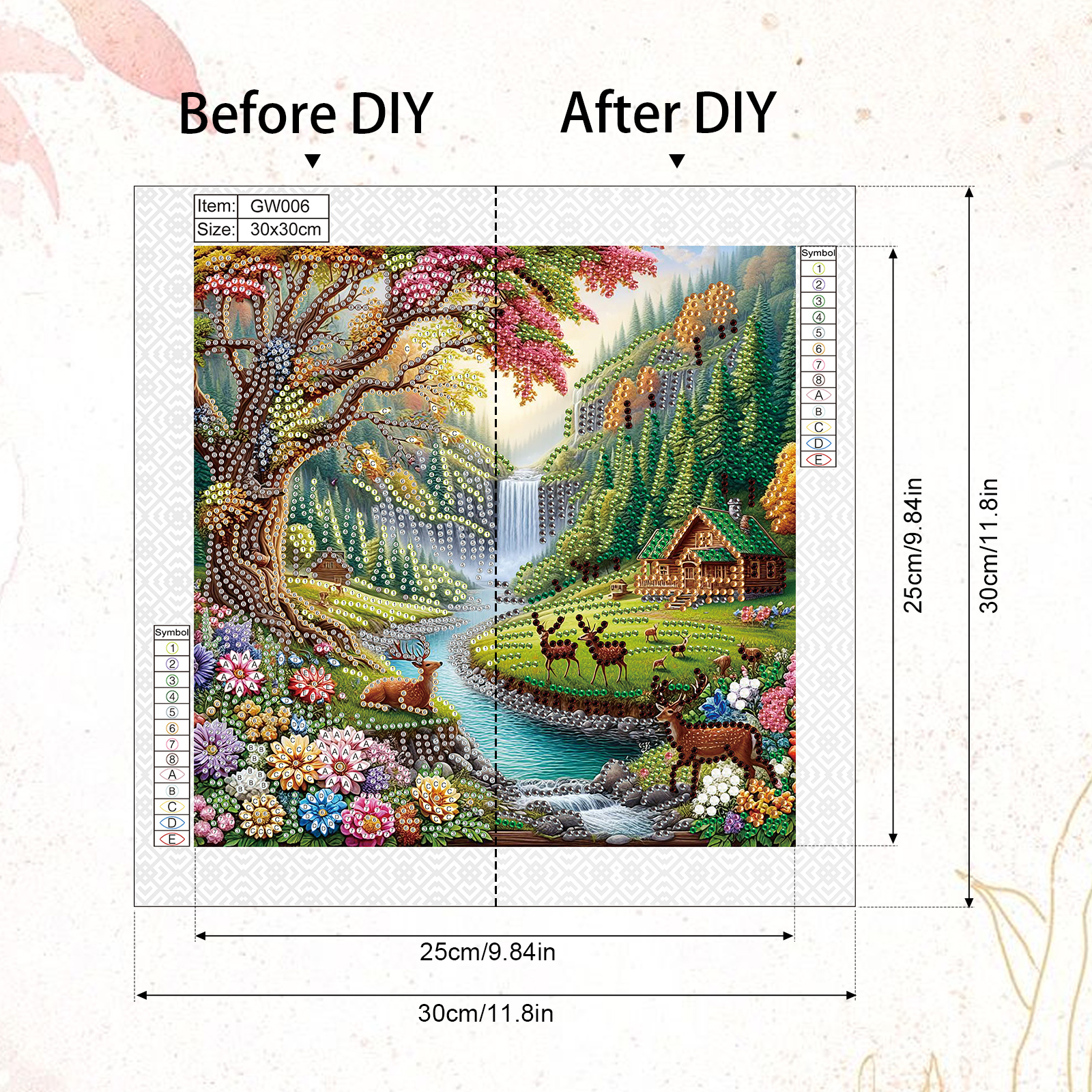 5D DIY Diamond Painting Kit De - Art Craft Website บทวิจารณ์และราคา