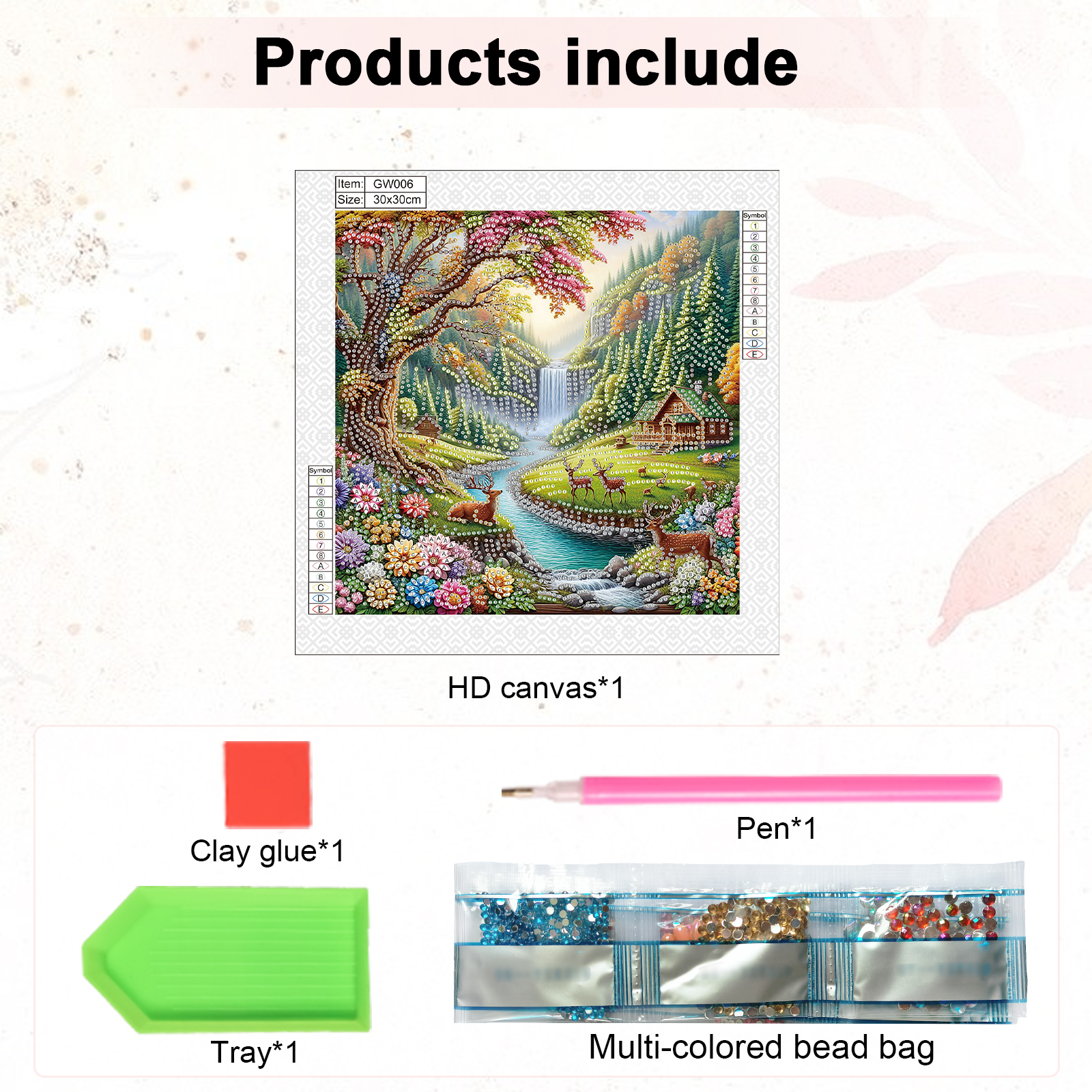 5D DIY Diamond Painting Kit De - Art Craft Website บทวิจารณ์และราคา