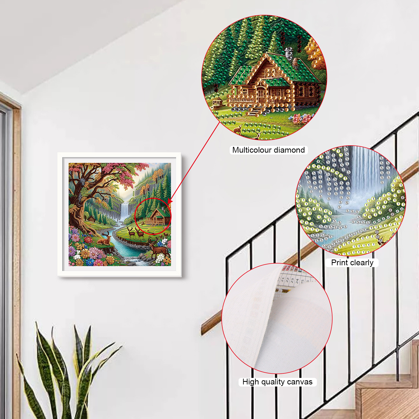 5D DIY Diamond Painting Kit De - Art Craft Website บทวิจารณ์และราคา