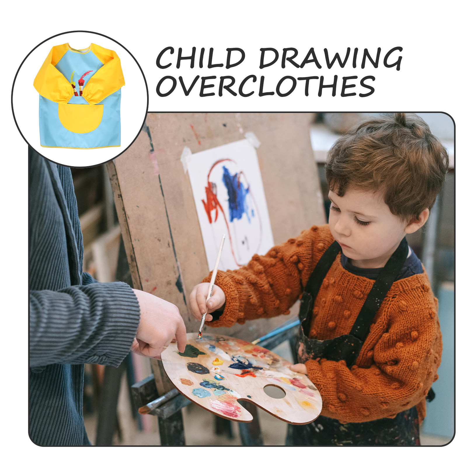 Kids Painting Smock Waterproof - Art Craft Activities For Preschoolers บทวิจารณ์และราคา