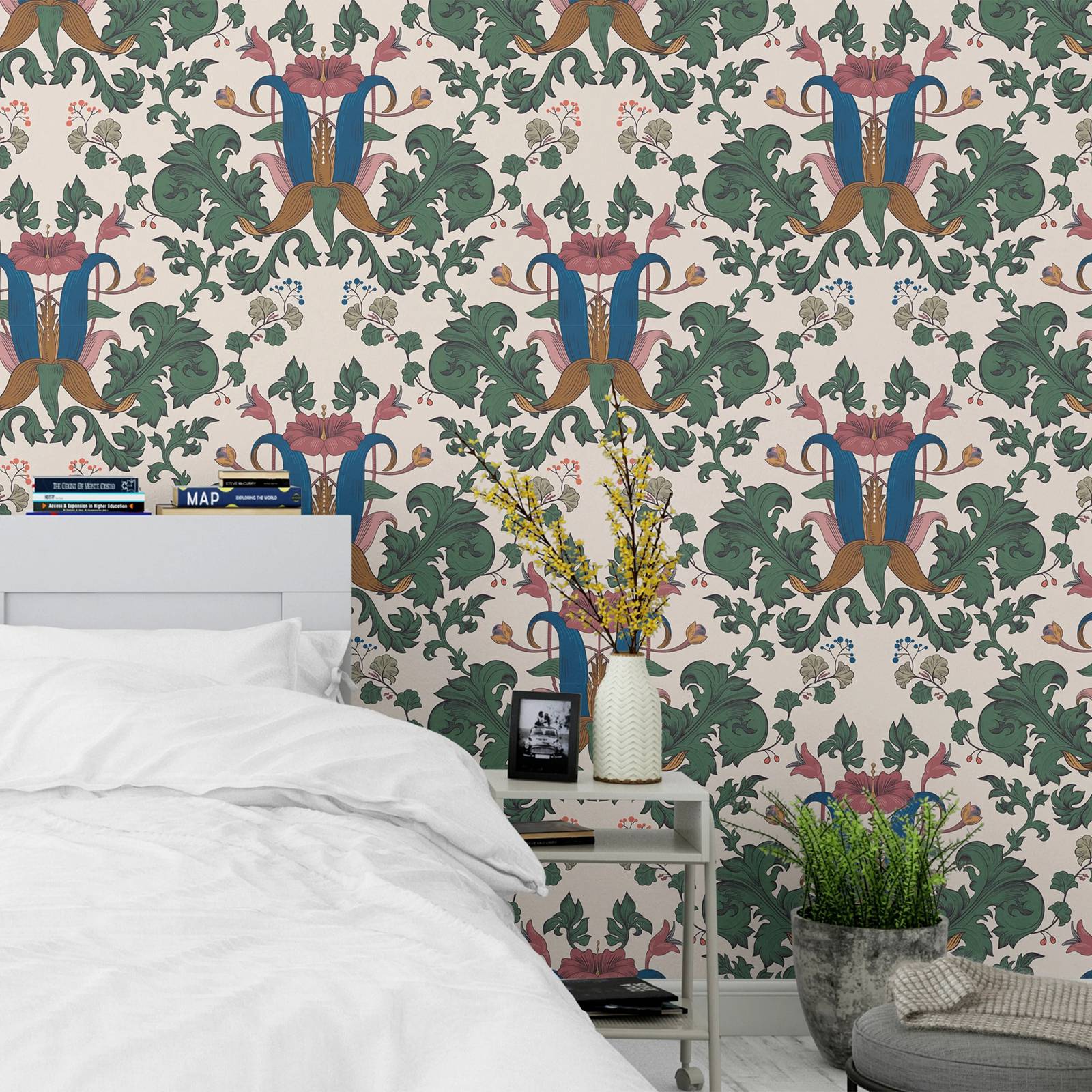 William Morris Inspired Wallpa - Art Craft William Morris บทวิจารณ์และราคา