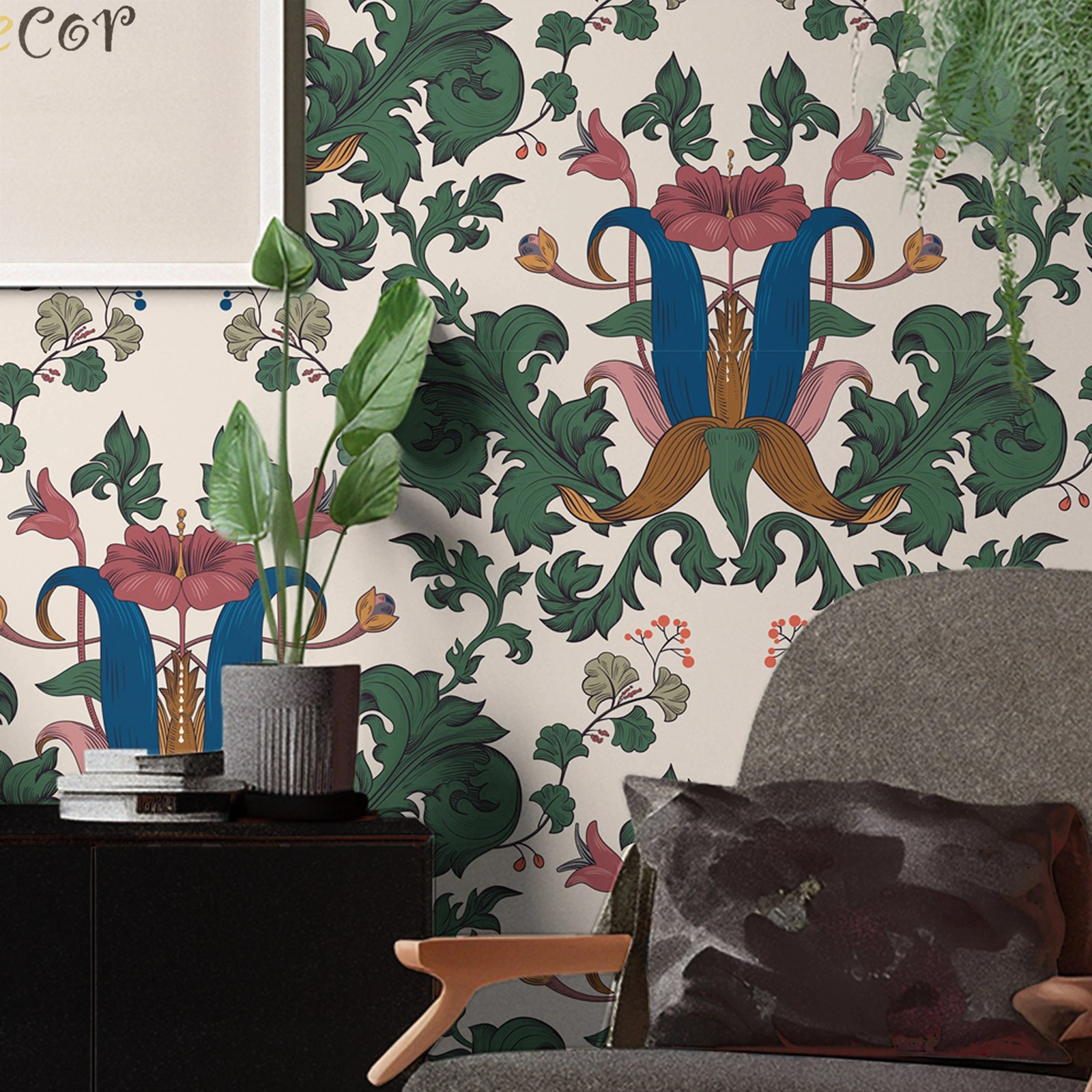 William Morris Inspired Wallpa - Art Craft William Morris บทวิจารณ์และราคา