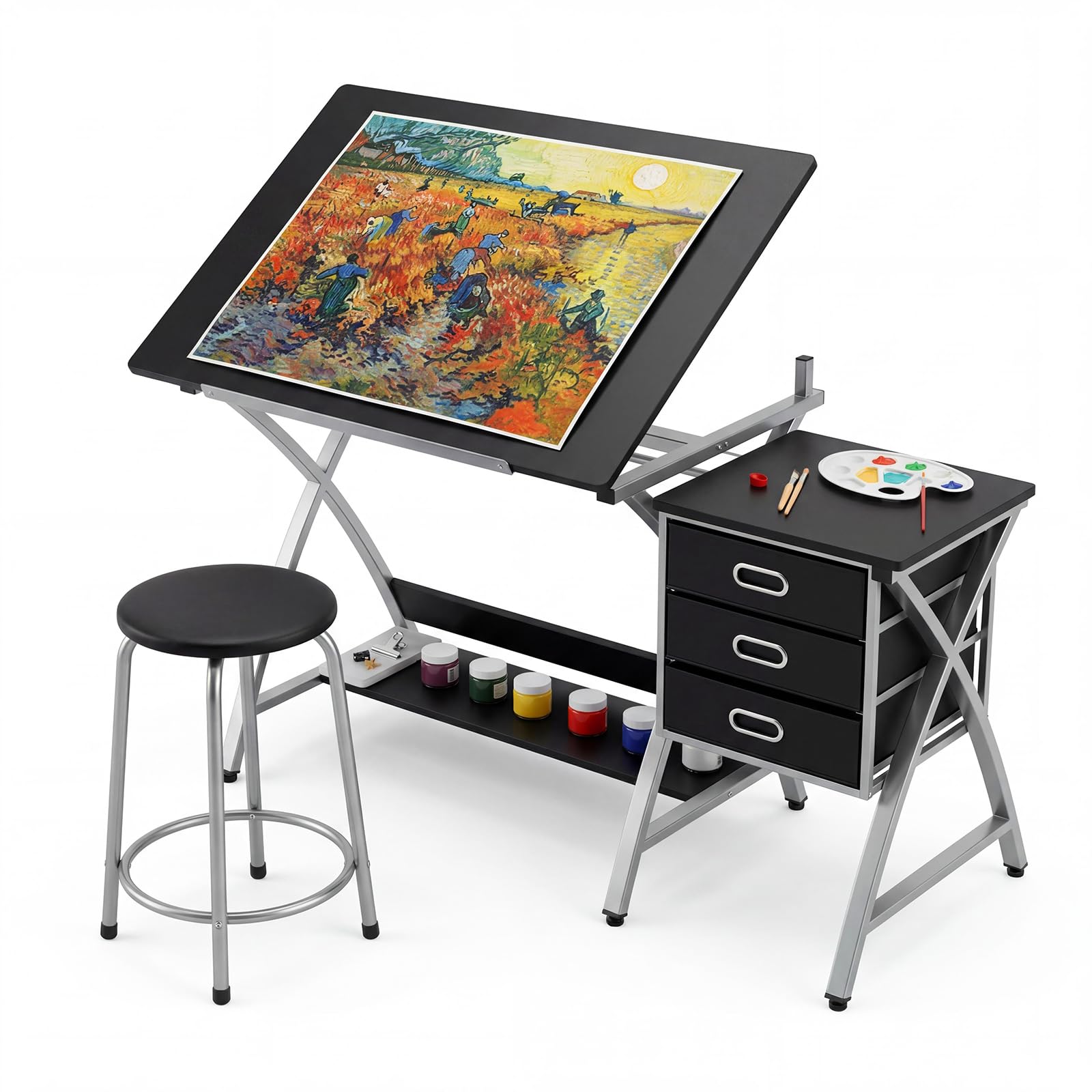 Tabletop Adjustable Drafting T - Art & Craft Fair บทวิจารณ์และราคา