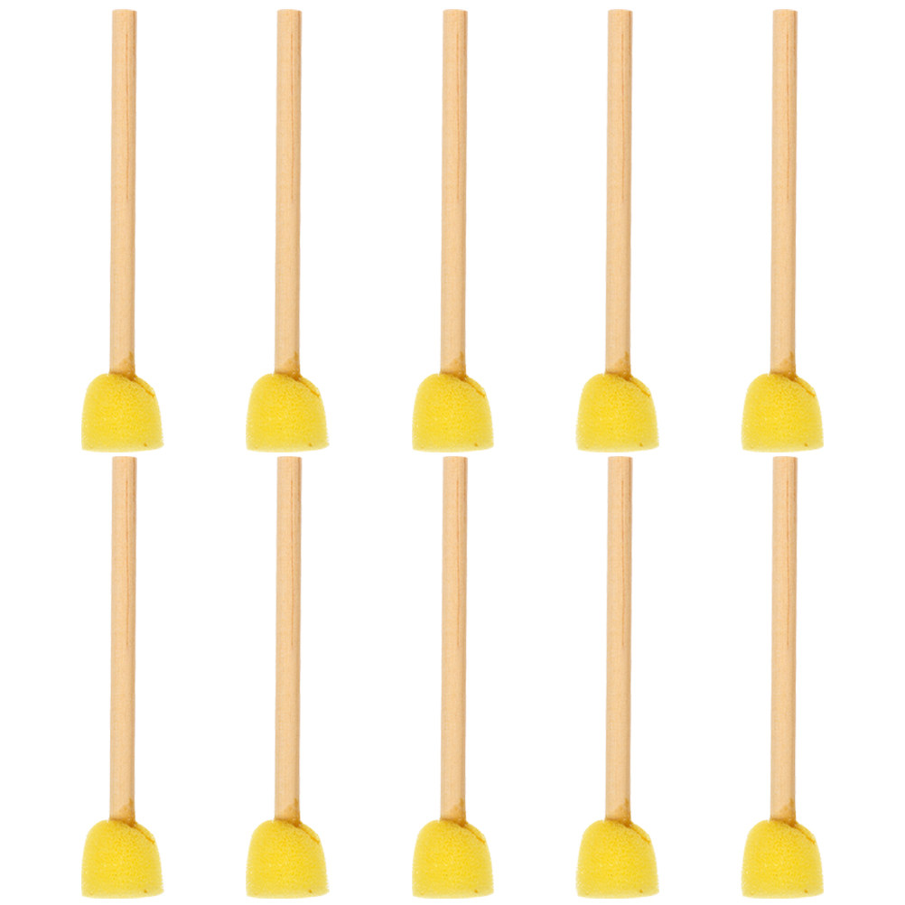 10Pcs Round Sponge Brushes Foa - Art And Craft With Paint บทวิจารณ์และราคา