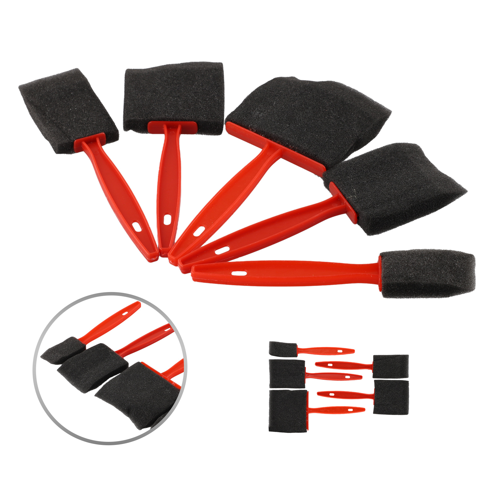 5pcs Sponge Foam Paint Brush O - Art Craft 5 Year Old บทวิจารณ์และราคา