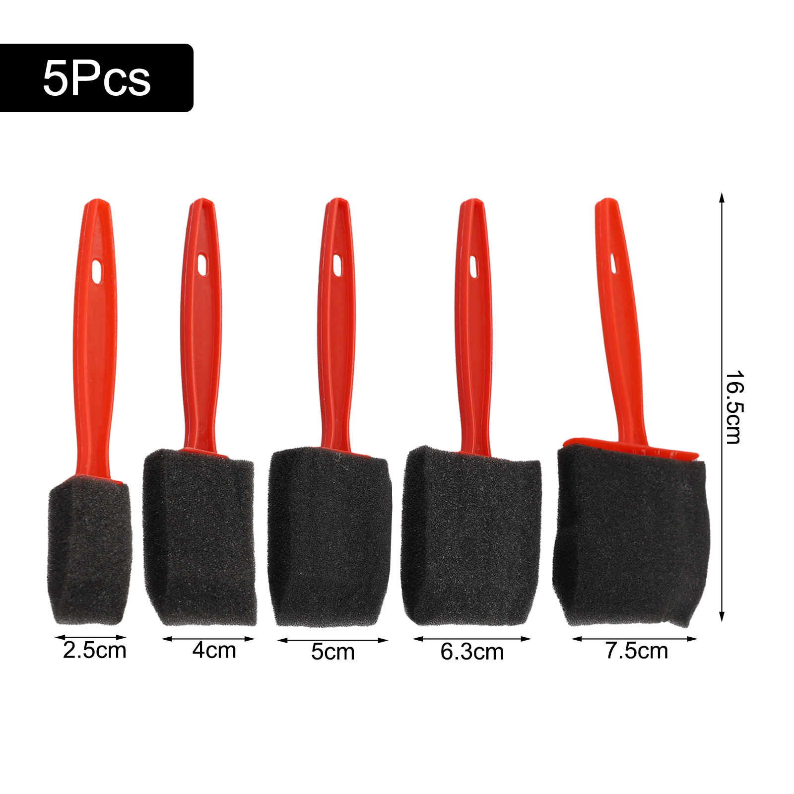 5pcs Sponge Foam Paint Brush O - Art Craft 5 Year Old บทวิจารณ์และราคา