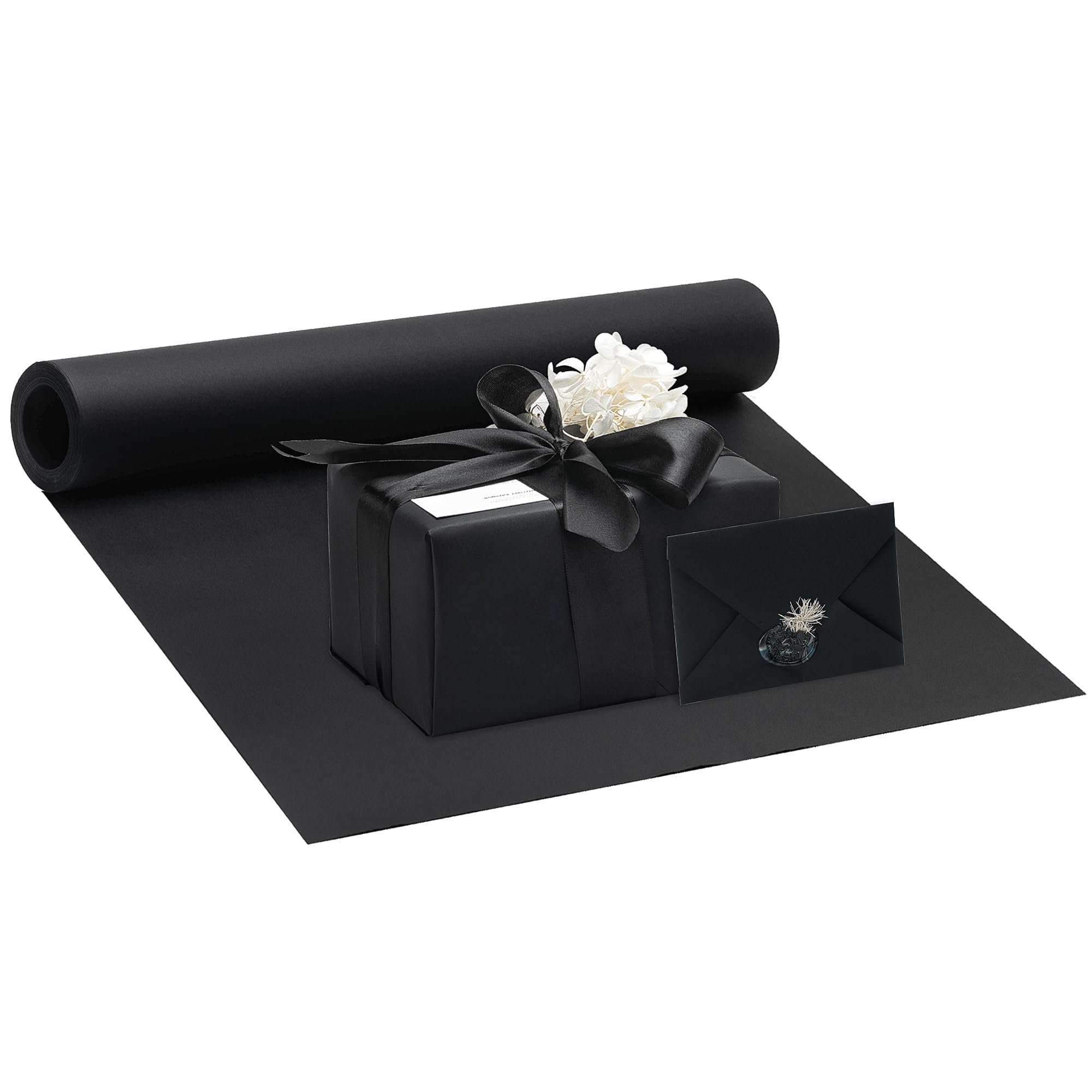 kraft paper Black Wrapping Pap - Wallpaper Art And Craft บทวิจารณ์และราคา