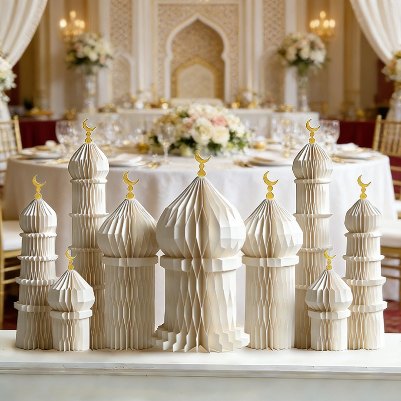 3D Honeycomb Paper Art Palace  - Art Craft Event บทวิจารณ์และราคา