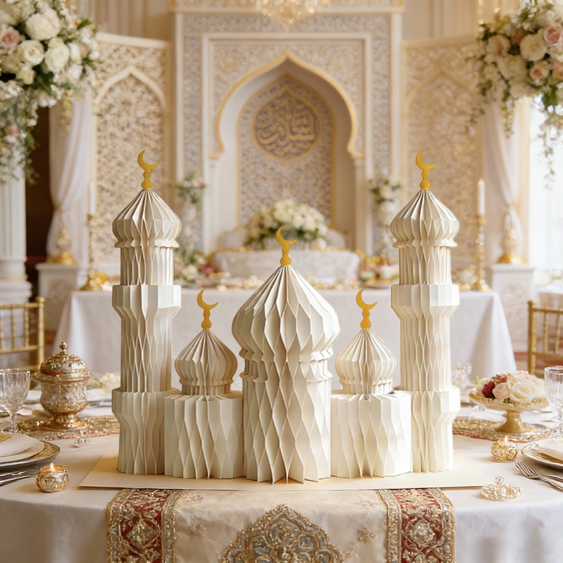 3D Honeycomb Paper Art Palace  - Art Craft Event บทวิจารณ์และราคา