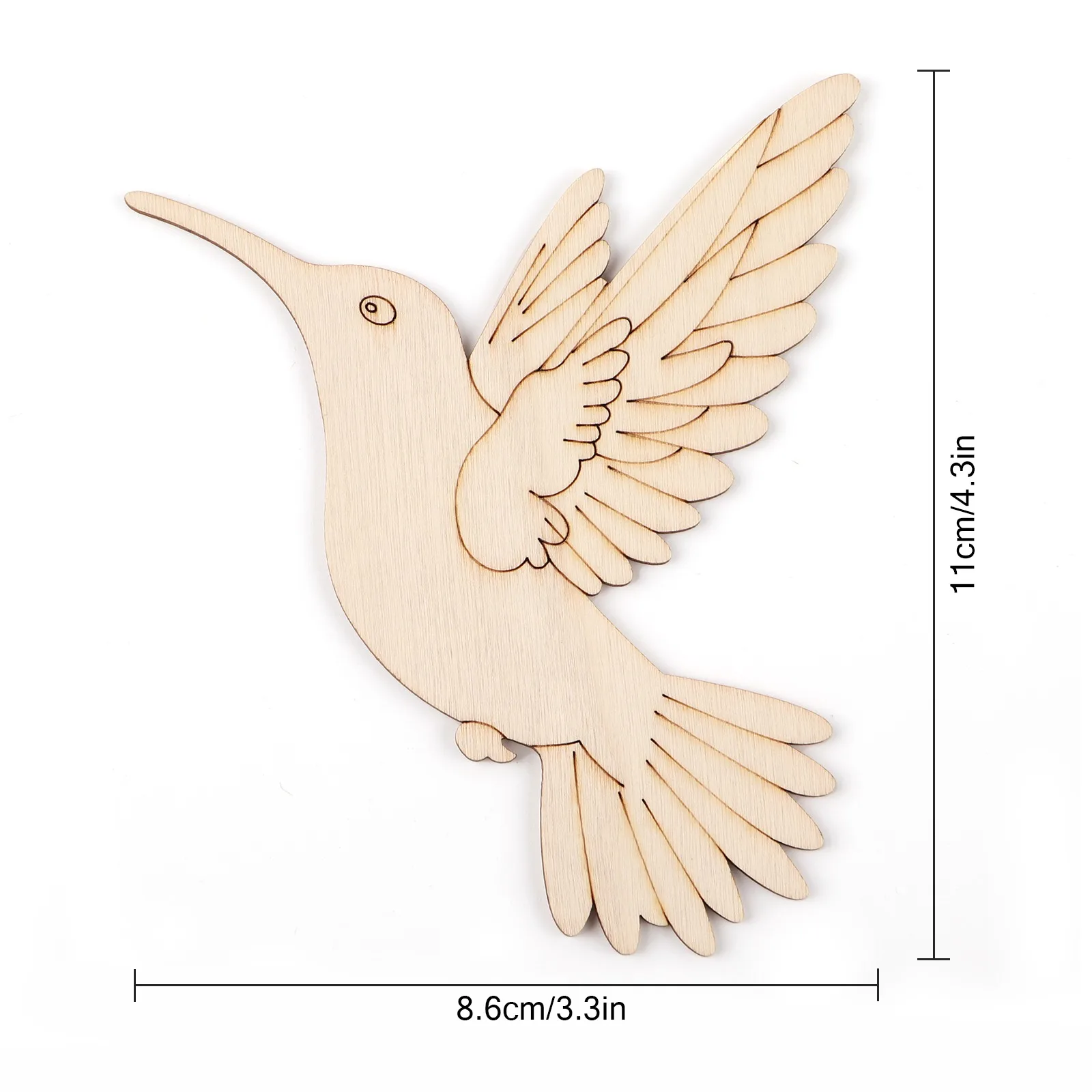 10pcs Unfinished Wood Animal B - Art & Craft Fair บทวิจารณ์และราคา