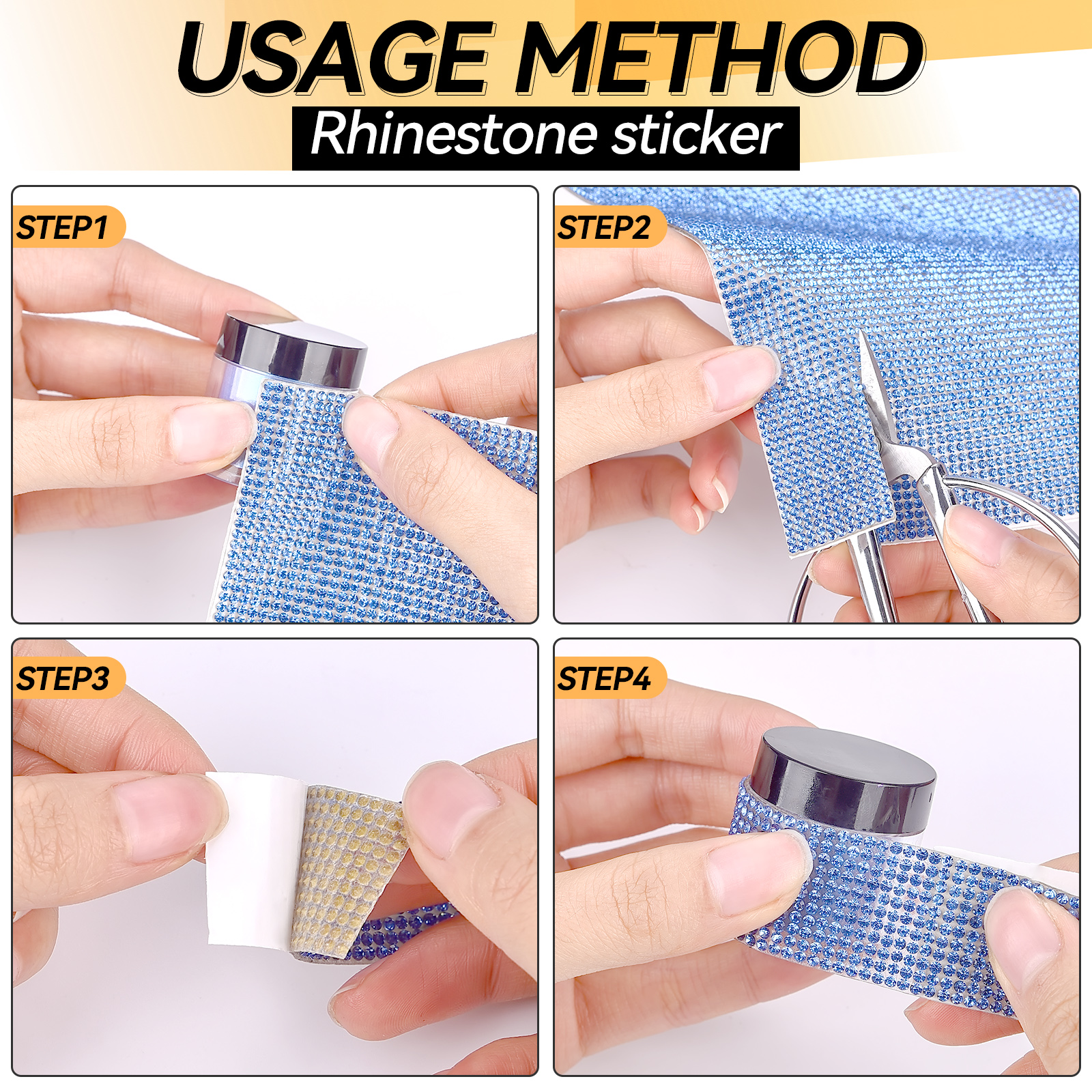 Self-Adhesive Crystal Rhinesto - Art Craft Event บทวิจารณ์และราคา