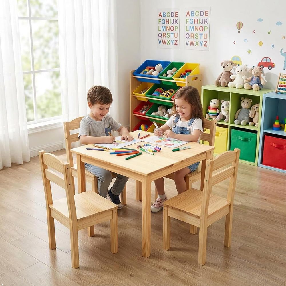 5-Piece Wooden Kids Activity T - Art Craft Activities For Preschoolers บทวิจารณ์และราคา