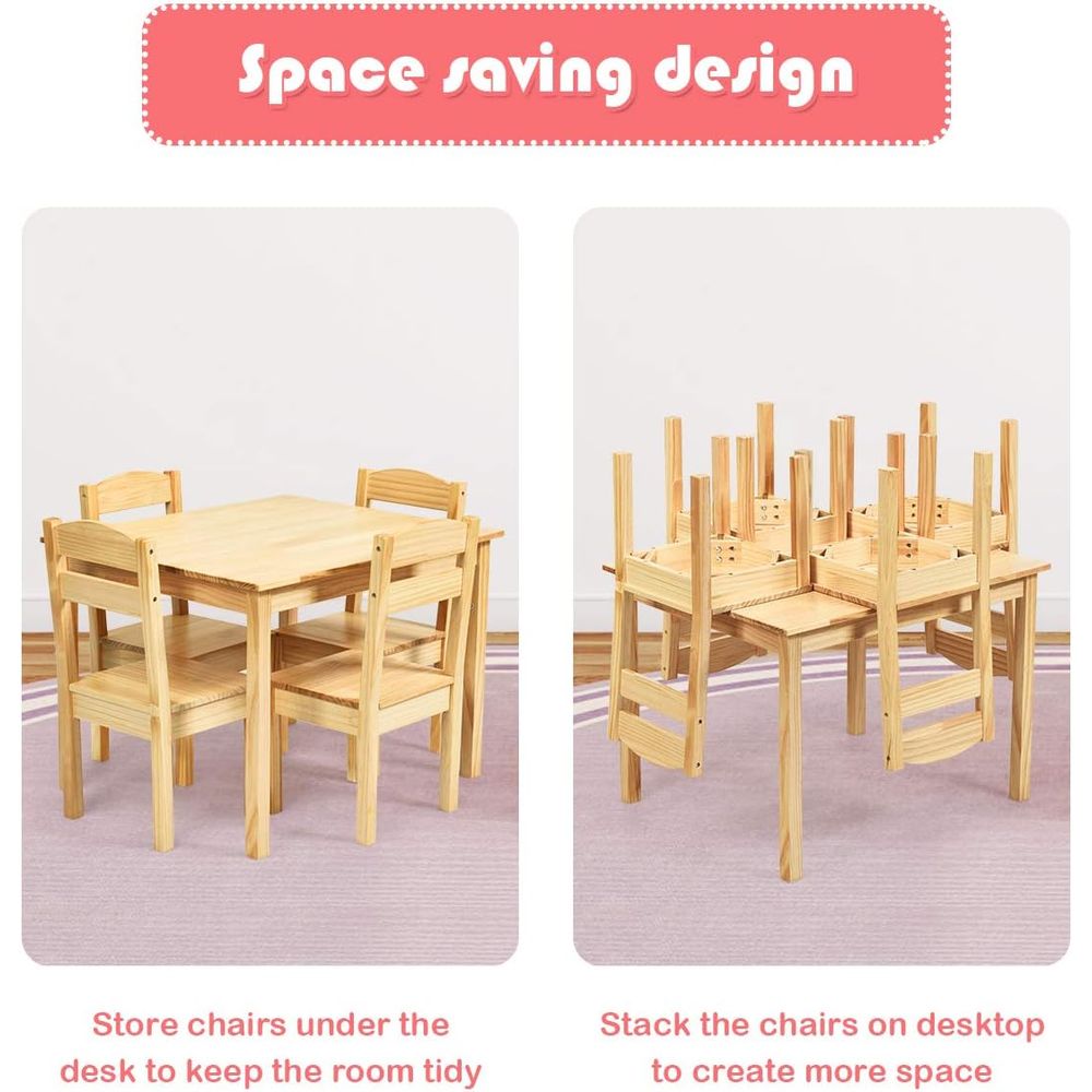 5-Piece Wooden Kids Activity T - Art Craft Activities For Preschoolers บทวิจารณ์และราคา