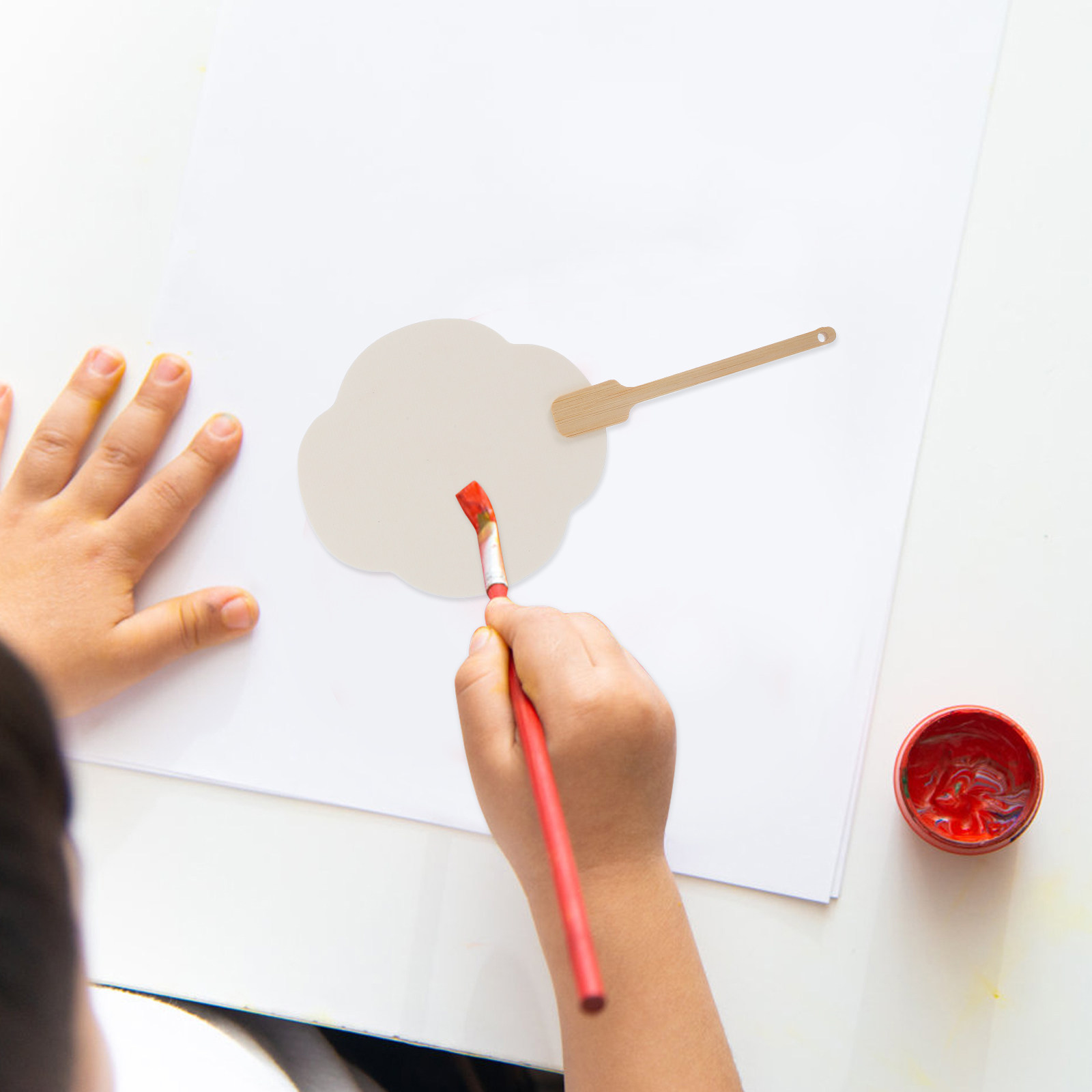 DIY Lacquer Fan Kit Paper and  - Art Craft Event บทวิจารณ์และราคา