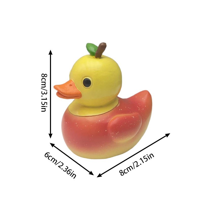 Pineapple Duck Resin Figurine, - Art Craft Duck บทวิจารณ์และราคา