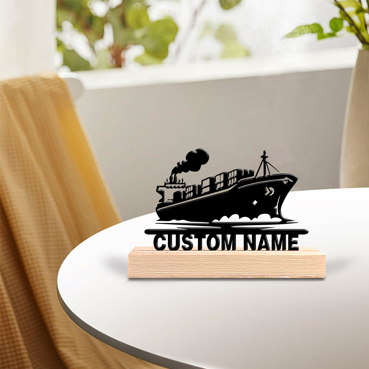 1pc new boat Custom Text Tin S - Art Y Craft บทวิจารณ์และราคา