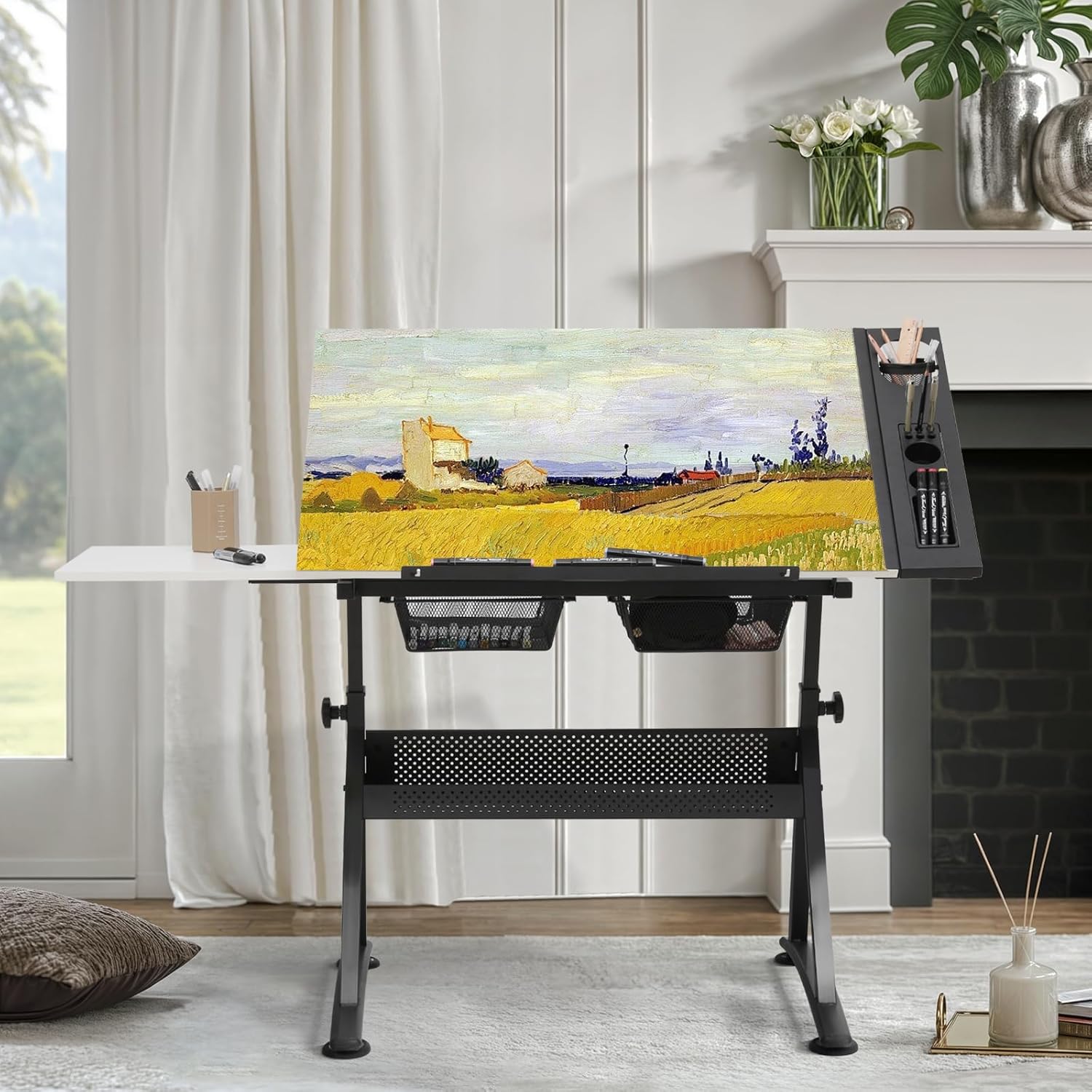 Art Deco Drafting Table, Heigh - Art & Craft Fair บทวิจารณ์และราคา