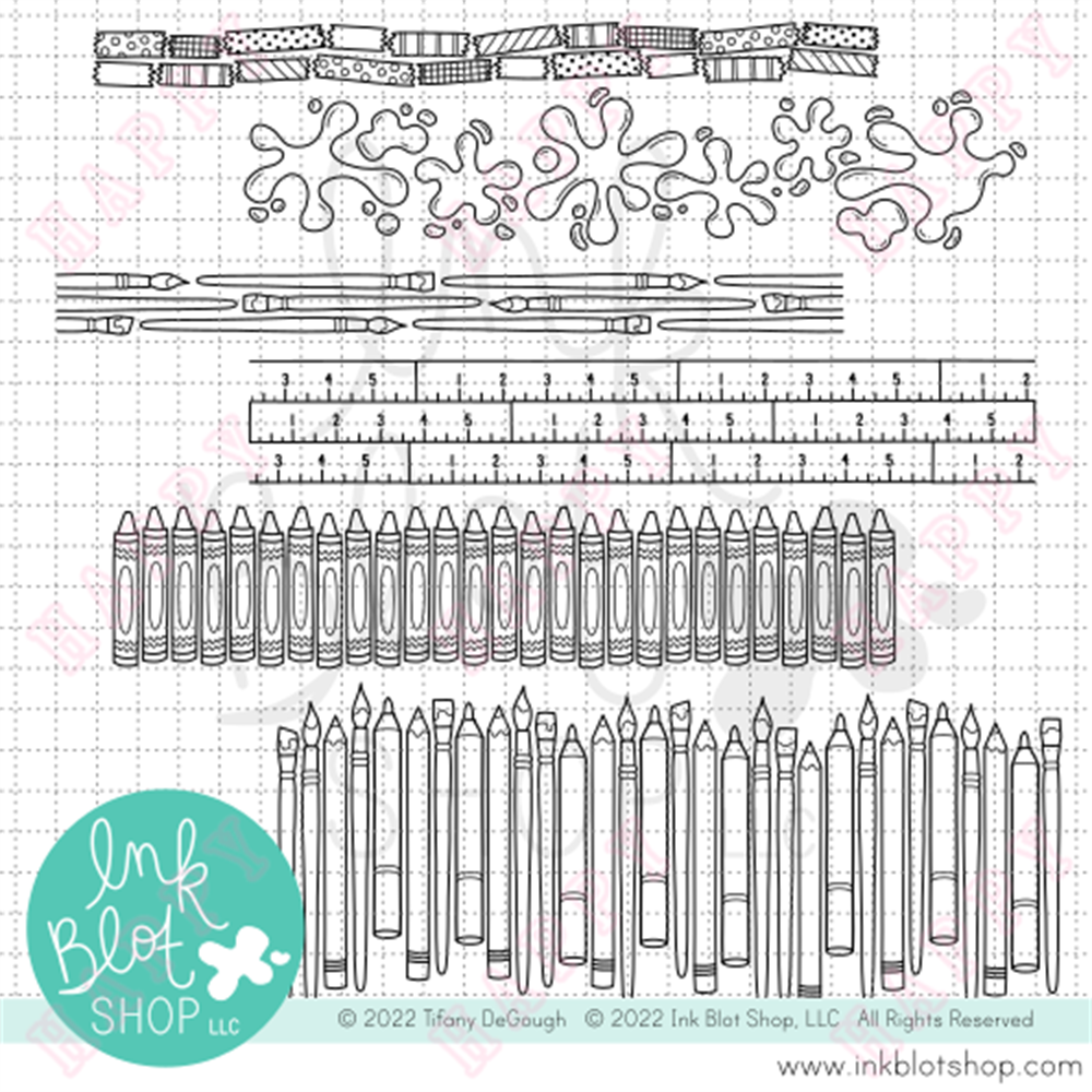 Clear Stamps Arts And Crafts B - Art Craft Umbrella บทวิจารณ์และราคา