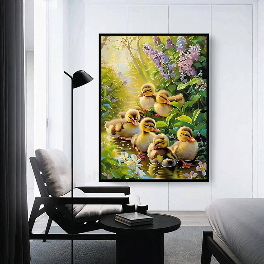 Frameless, 5D DIY Diamond Pain - Art Craft Duck บทวิจารณ์และราคา