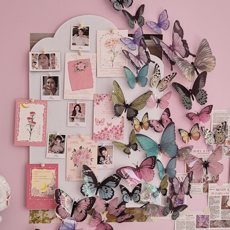 12pcs 3D Butterfly Wall Sticke - Art Craft Event บทวิจารณ์และราคา