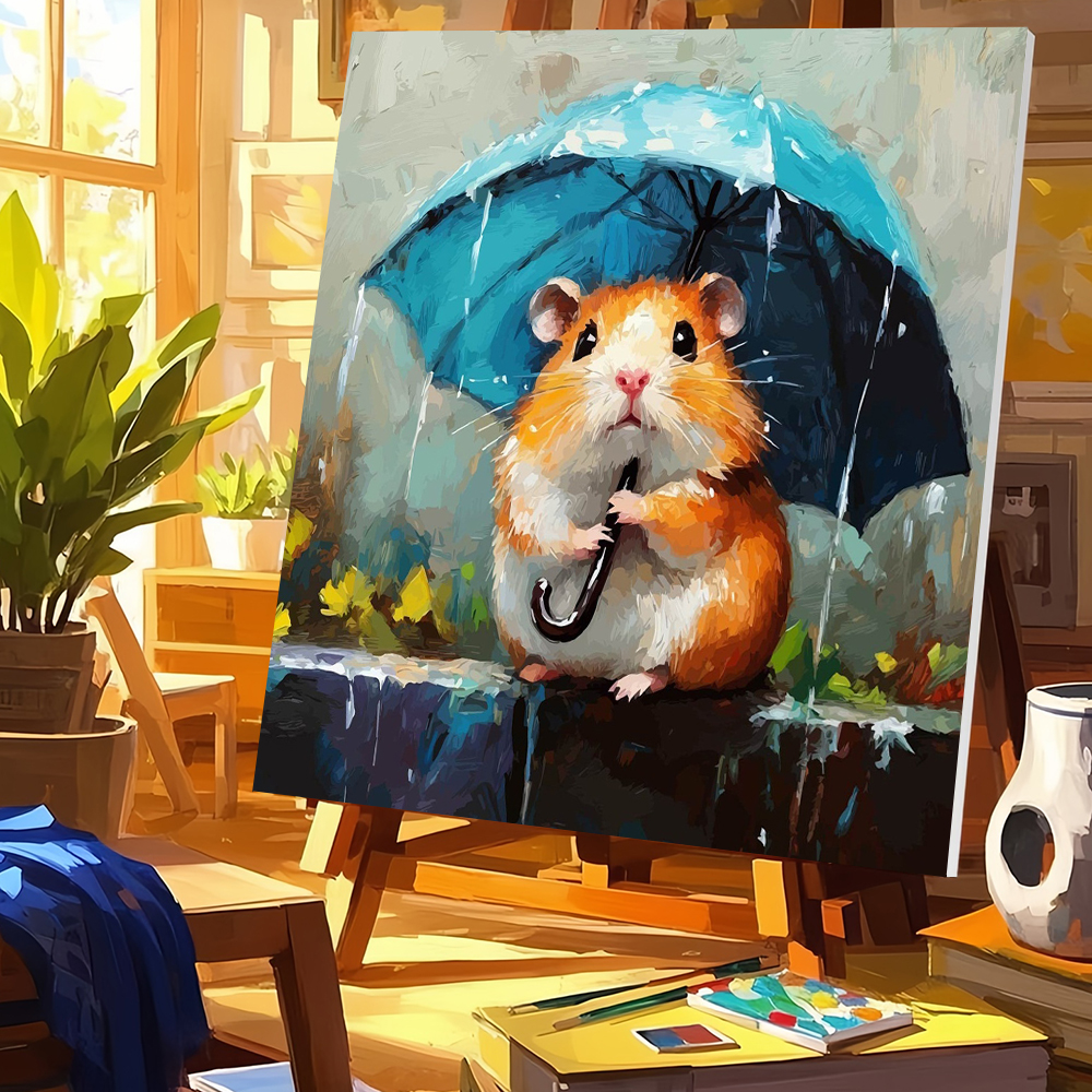 DIY Oil Painting By Numbers Ha - Art Craft Umbrella บทวิจารณ์และราคา