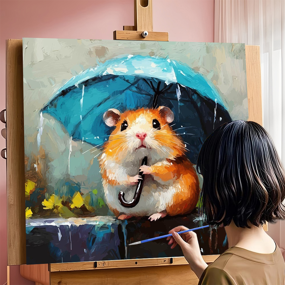 DIY Oil Painting By Numbers Ha - Art Craft Umbrella บทวิจารณ์และราคา