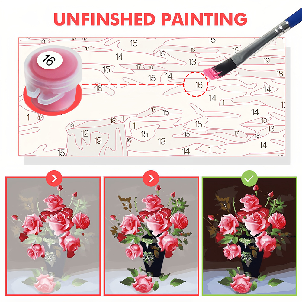 DIY Oil Painting By Numbers Ha - Art Craft Umbrella บทวิจารณ์และราคา