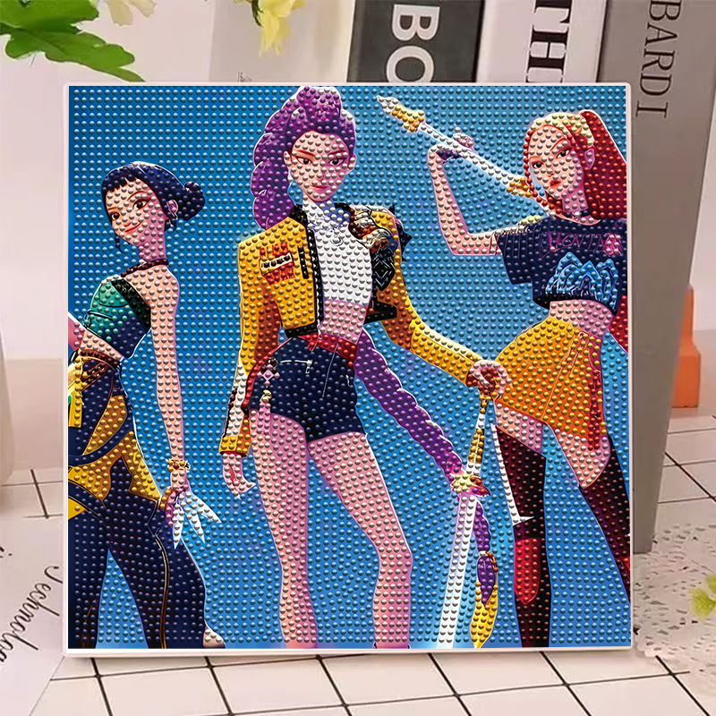 Anime Gilrs Lumi Mila Zoi K-po - Art Craft Website บทวิจารณ์และราคา