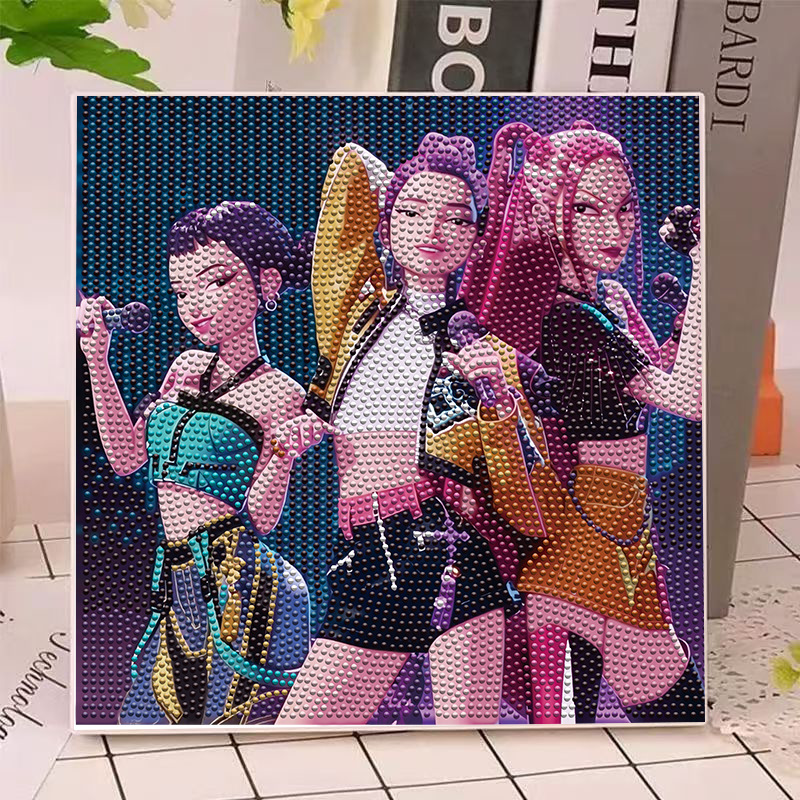 Anime Gilrs Lumi Mila Zoi K-po - Art Craft Website บทวิจารณ์และราคา