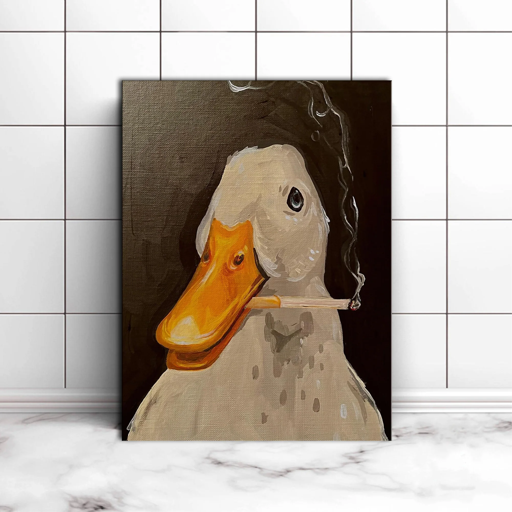 1pc frameless canvas painting  - Art Craft Duck บทวิจารณ์และราคา