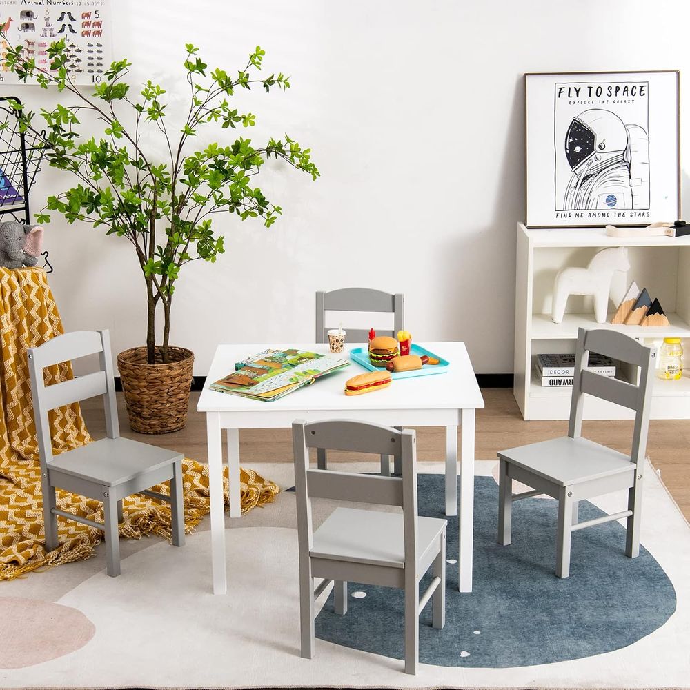 5-Piece Wooden Activity Table  - Art Craft Activities For Preschoolers บทวิจารณ์และราคา