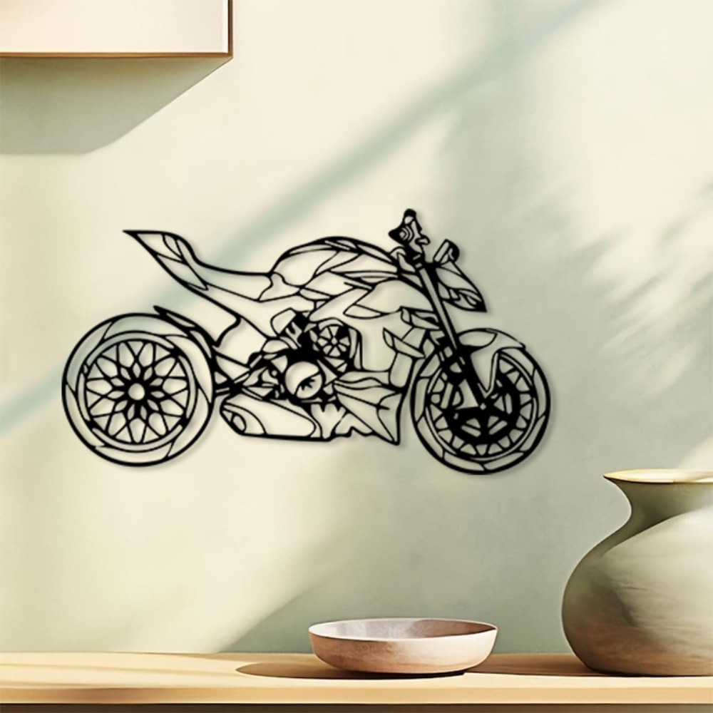 Brand Metal Motorcycle Wall Ar - Art Craft Website บทวิจารณ์และราคา