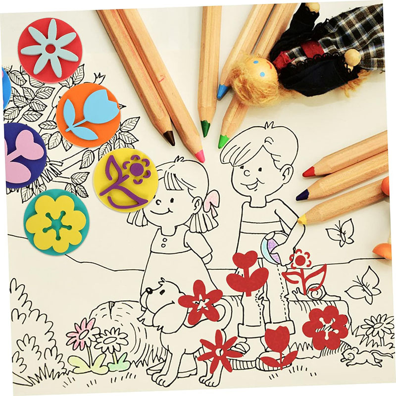 6Pcs/bag Foam Stamps for Paint - Art Craft 5 Year Old บทวิจารณ์และราคา