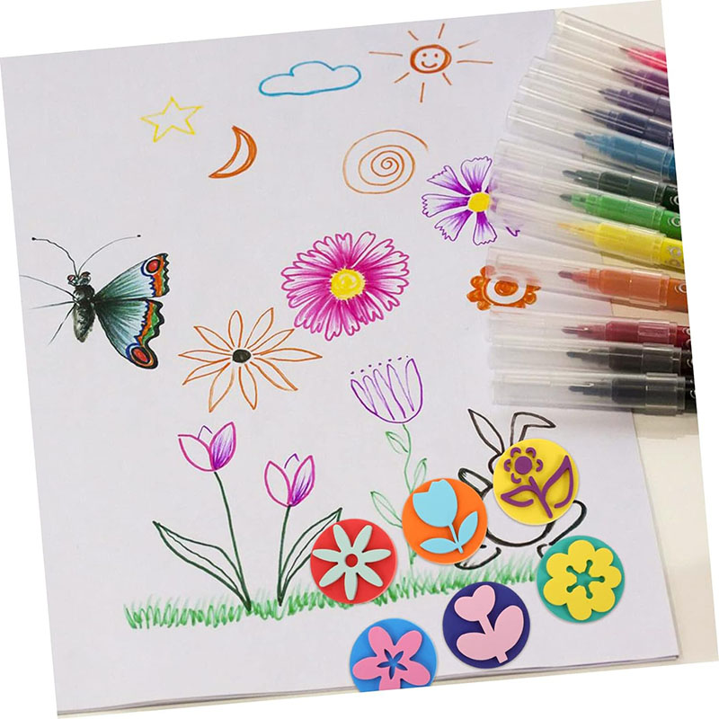6Pcs/bag Foam Stamps for Paint - Art Craft 5 Year Old บทวิจารณ์และราคา