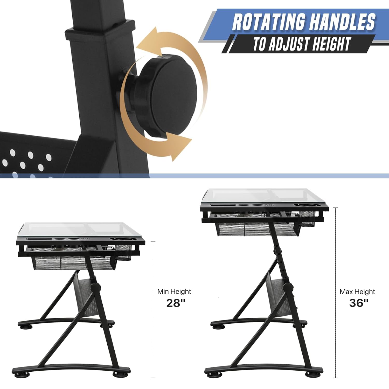 Drafting Table with Height Adj - Art & Craft Fair บทวิจารณ์และราคา