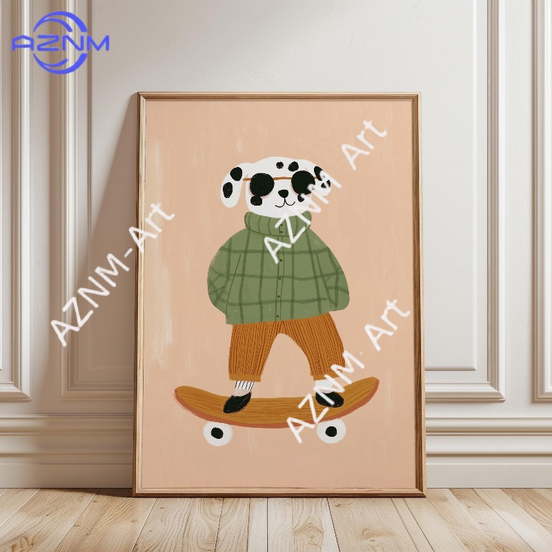 1PC Funny Animal Skateboarding - Art Craft Duck บทวิจารณ์และราคา