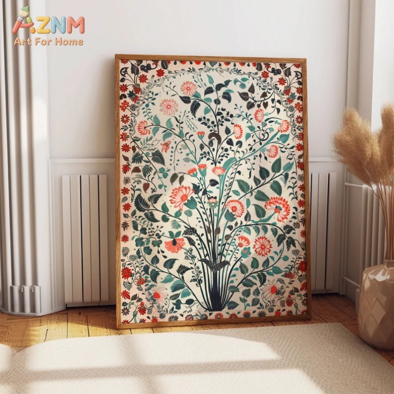 AZNM Vintage Peacock Floral Ca - Art Craft William Morris บทวิจารณ์และราคา