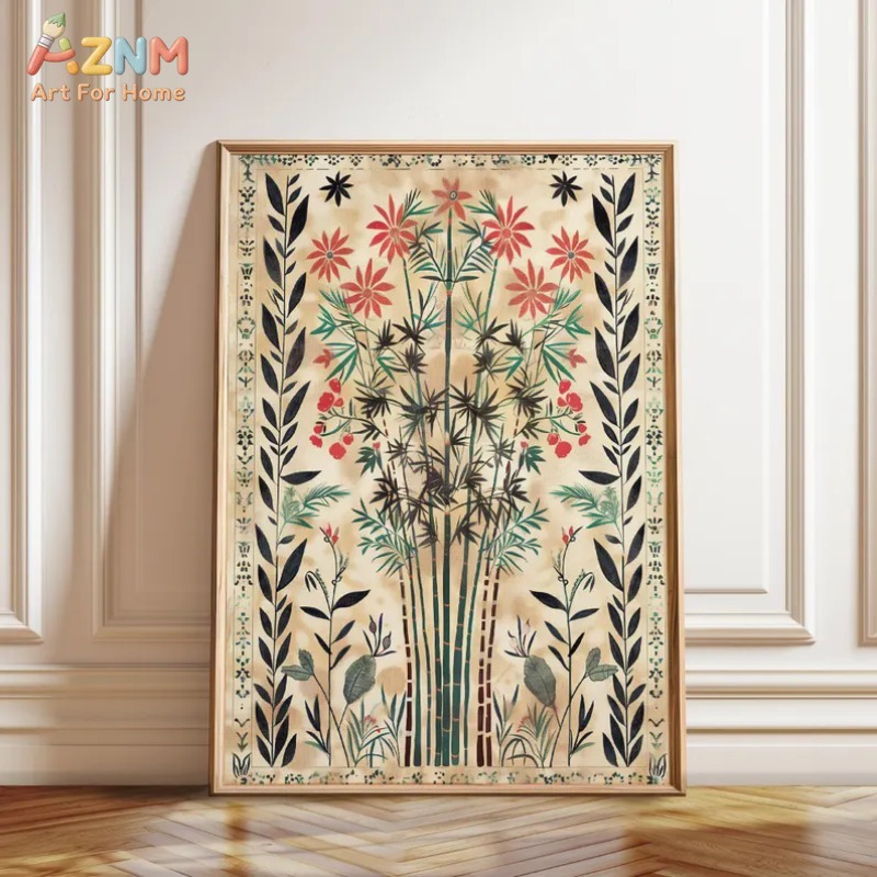 AZNM Vintage Peacock Floral Ca - Art Craft William Morris บทวิจารณ์และราคา
