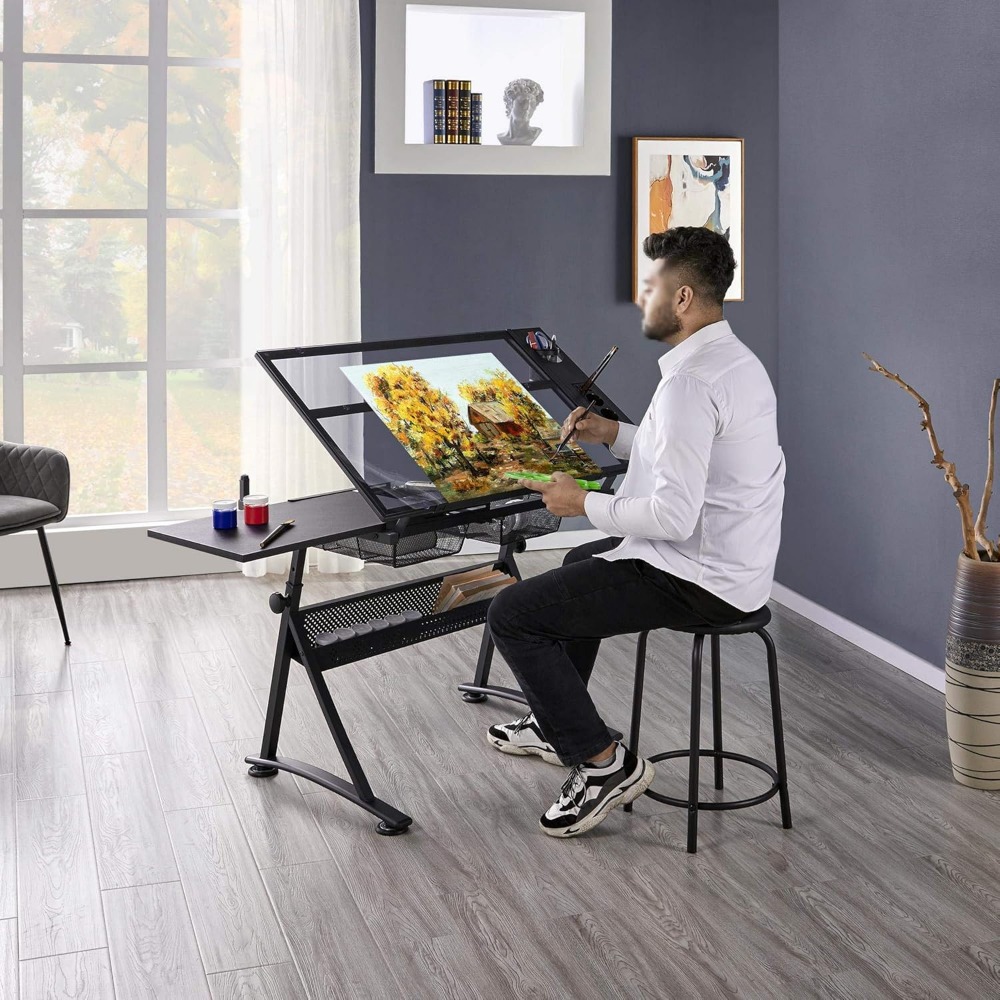 Height Adjustable Drafting Tab - Art & Craft Fair บทวิจารณ์และราคา