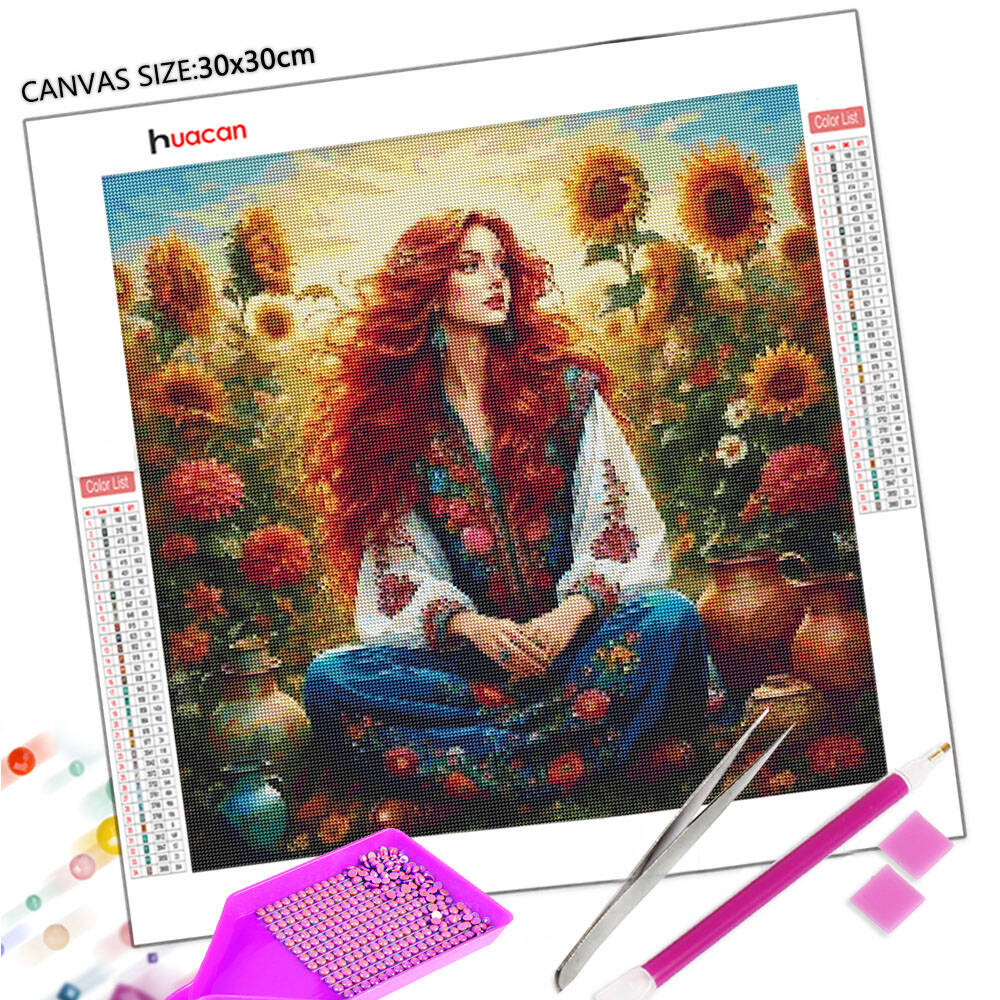 Huacan 5D DIY Diamond Painting - Wallpaper Art And Craft บทวิจารณ์และราคา