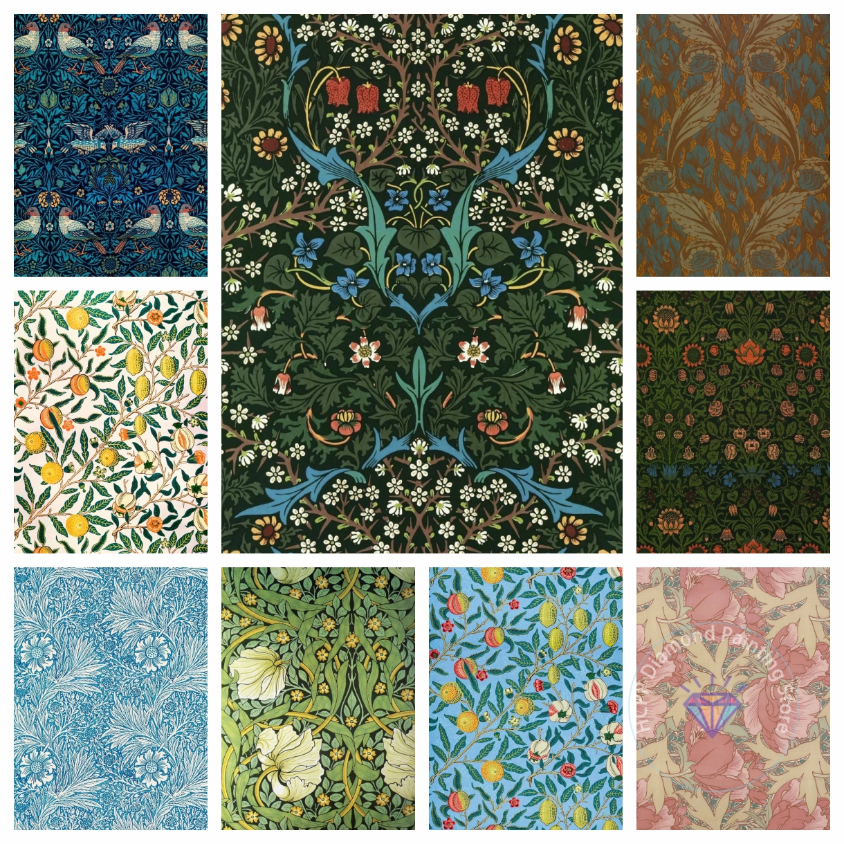 William Morris Museum Vintage  - Art Craft William Morris บทวิจารณ์และราคา
