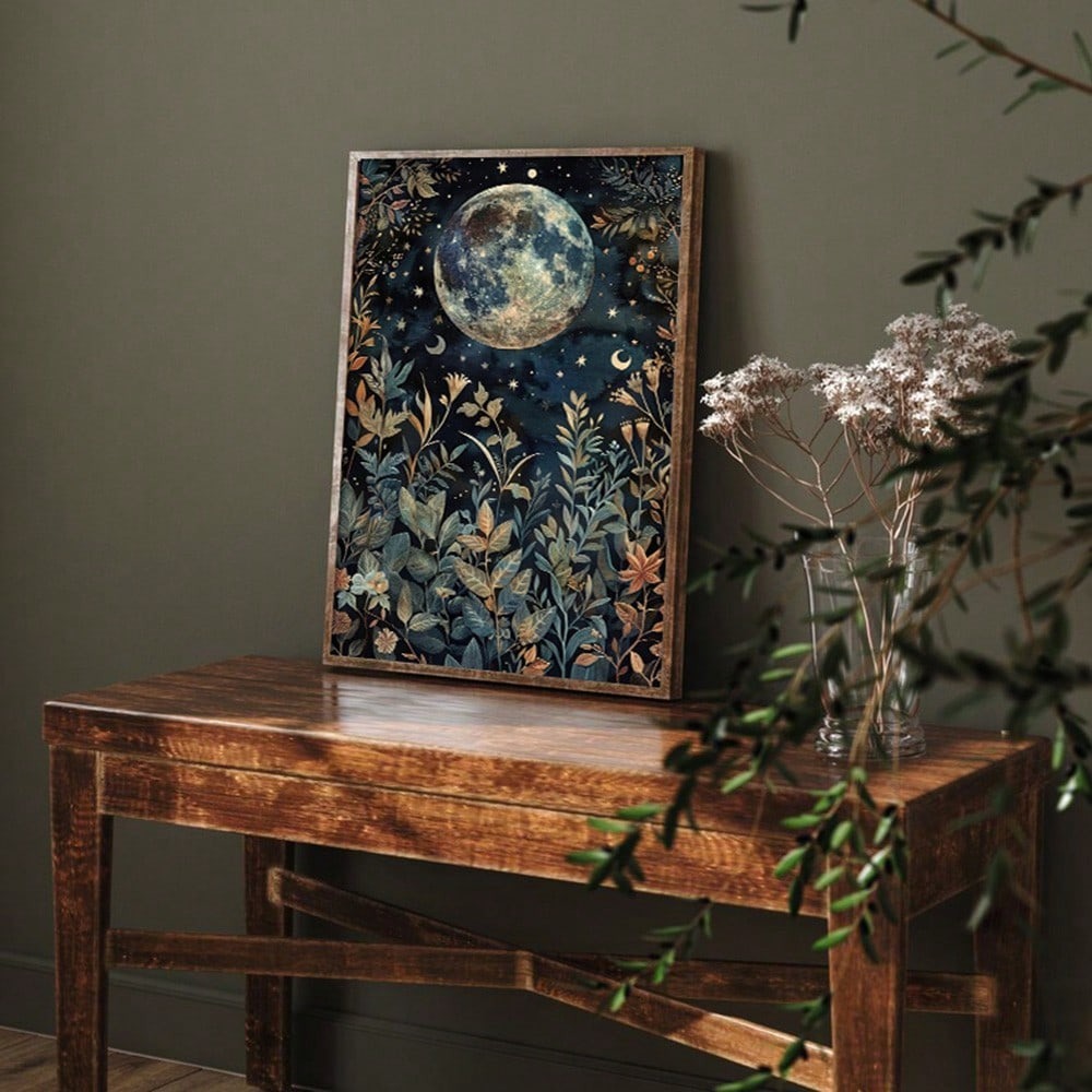 2pcs/set Boho Moon Botanical C - Art Craft William Morris บทวิจารณ์และราคา