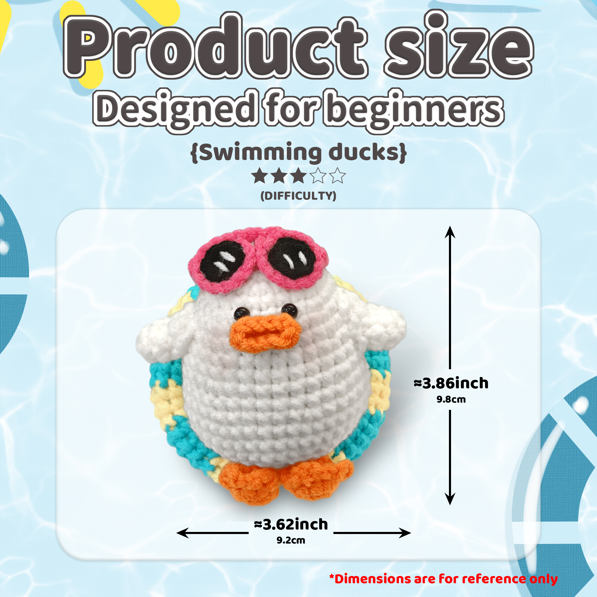 YAMAXIN DIY Crochet Needle Kit - Art Craft Duck บทวิจารณ์และราคา