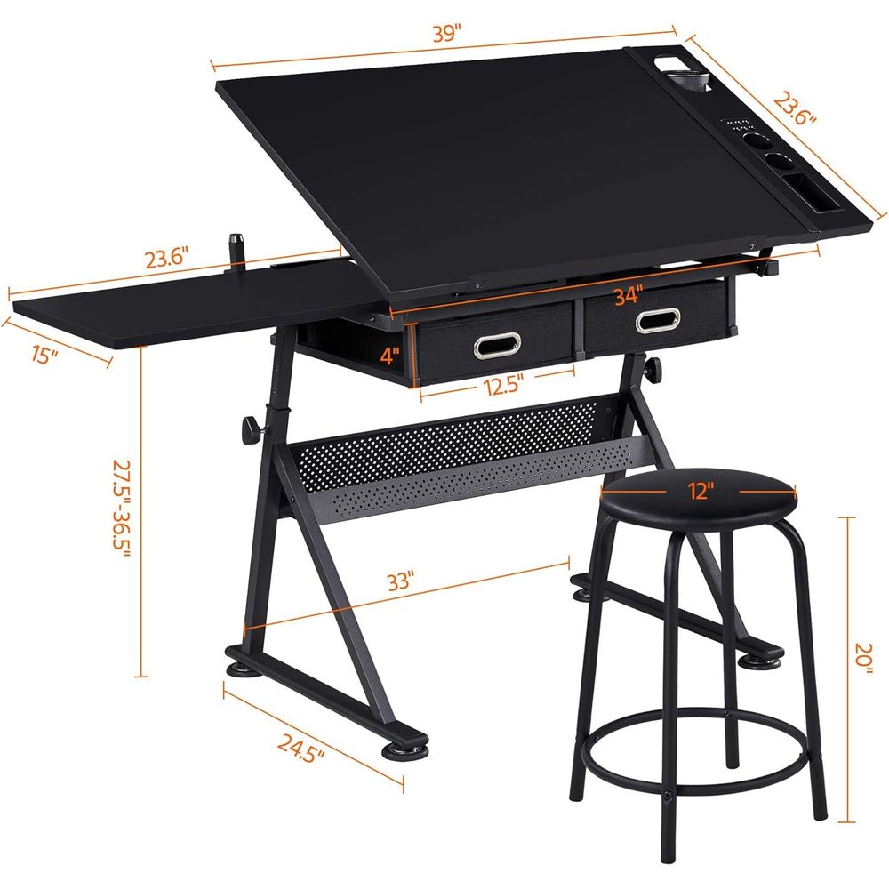 Drafting Table for Artists, He - Art & Craft Fair บทวิจารณ์และราคา