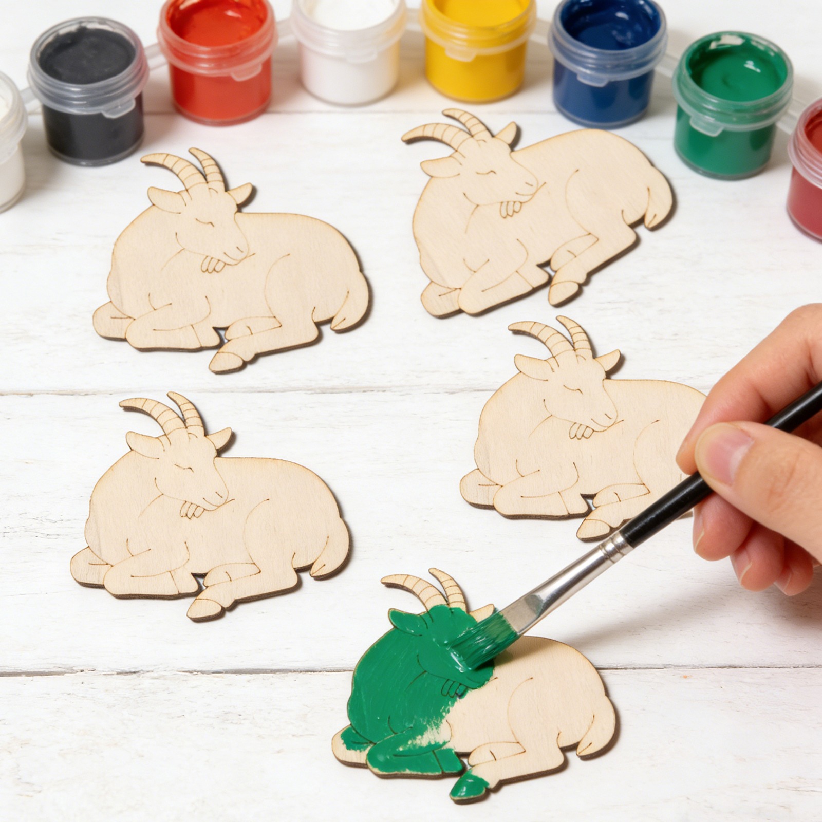 10pcs/set Unfinished Wood Shee - Art & Craft Fair บทวิจารณ์และราคา