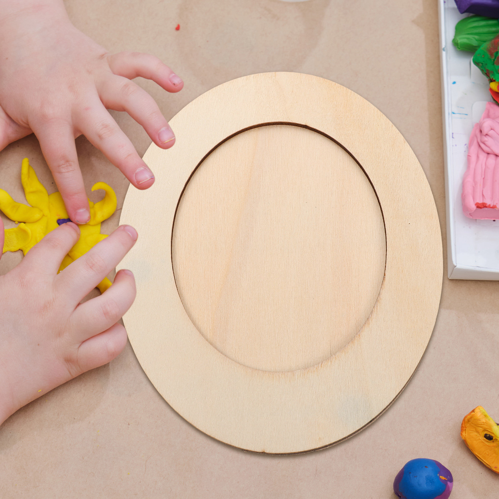 DIY Unfinished Wooden Oval Pho - Art Craft Activities For Preschoolers บทวิจารณ์และราคา