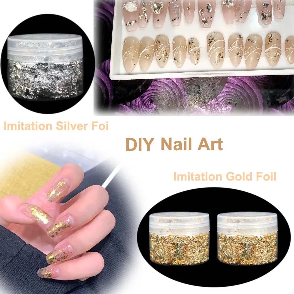 100Pc Colored Golds Leaf Sheet - Wallpaper Art And Craft บทวิจารณ์และราคา